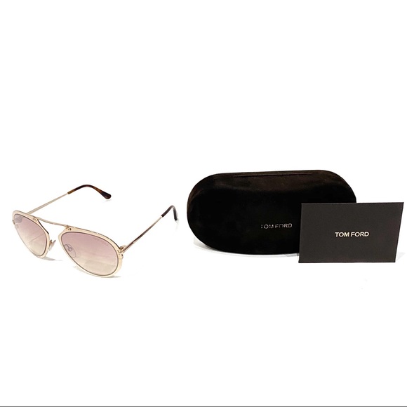 Tom Ford Other - SOLD 🎉TOM FORD Rose Gold Aviators Dashel 128F Unisex